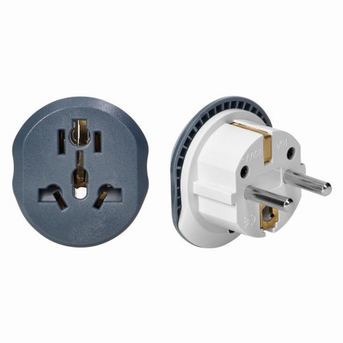 Adapter podróżny - Go to Europe, 230V/13A, uniwersalne gniazdo, wtyczka Uni-Schuko, szary ORNO - 020bfa98f140fc06adc57219e36f13571b5d0f23.jpg