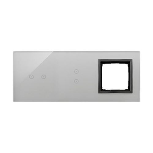 Simon 54 Touch Panel dotykowy S54 Touch 3 moduły 2 pola dotykowe poziome + 2 pola dotykowe pionowe + 1 otwór na osprzęt S54 burzowa chmura DSTR3230/72 - 0285a0cc3879fbdfd34661dbd6fccb64380d716f.jpg