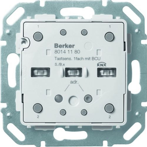 BERKER KNX e/s B.x Moduł przycisku pojedyncza z portem magistralnym diodami LED RGB i czuj. temperatury 80141180 80141180 HAGER - 03c30effa4811223f3c37b3c5f9970e54d8bd3a5.jpg