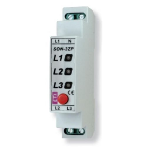 Sygnalizator obecności napięcia z przyciskiem (3 x czerwona LED) SON-3 ZP 002471410 ETI - 08d950a514d01a3348e0500017284fa73a7ee5f2.jpg