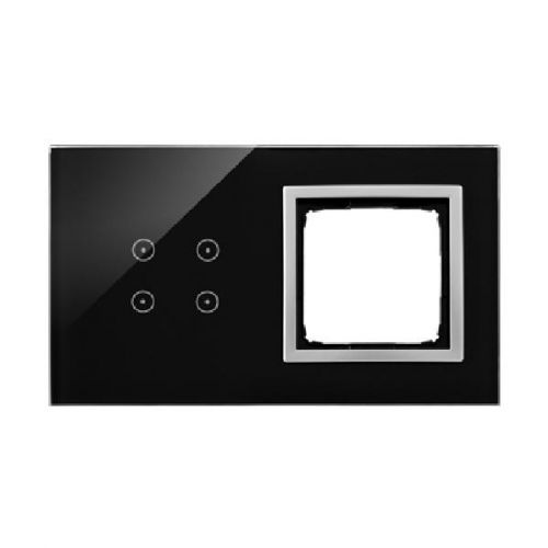 Simon 54 Touch Panel dotykowy S54 Touch 2 moduły 4 pola dotykowe + 1 otwór na osprzęt S54 księżycowa lawa DSTR240/74 - 09be396f24a8b77bde87e648d0738d288ff3d5c0.jpg