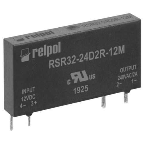RELPOL Przekaźnik półprzewodnikowy miniaturowy 2A, 12V DC, załączanie natychmiast  RSR32-24D2R-12M 2616020 - 0a0eaa72c731c54c87c217fbf42f526b73d77c50.jpg