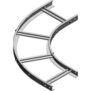 Łuk drabinki 90° 500x45mm Grubość 2,00 mm LDC500H45 N 446950 BAKS - 1184515930.jpg