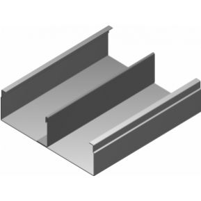 Kanał kablowy dwutorowy 175x38mm Grubość 1,00 mm 2mb KNd175H38/2 530317 BAKS - 1184522952.jpg