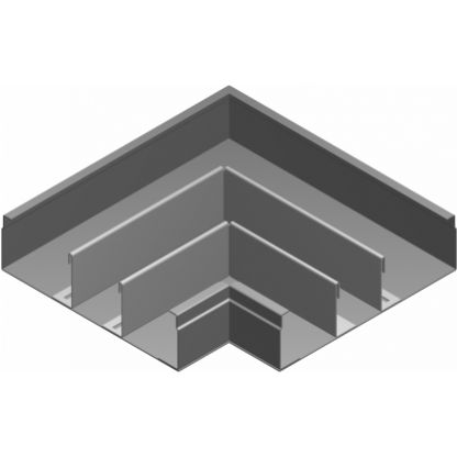 Kolano kanału trzytorowe 190x38mm Grubość 1,00 mm KKNt190H38 530919 BAKS - 1184523116.jpg