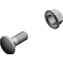 Śruba złbem grzybkowym + nakrętka ząbkowana 8x14mm /100szt./ SGKFM8x14 651541 BAKS - 1184530853.jpg