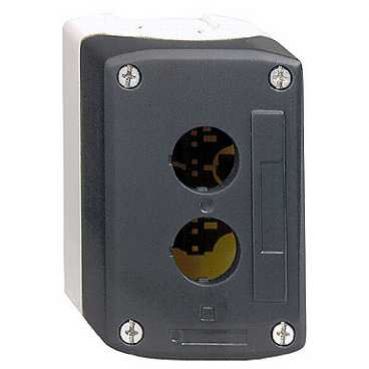 Harmony XALD Pusta kaseta sterująca 3 otwory fi22 ciemnoszara z jasnoszarą bazą plastikowa XALD03 SCHNEIDER - 1186529613.jpg