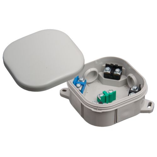 Puszka natynkowa PH 92x92 klik - 5 zacisków kolorowych 4 mm2, IP54, szary A.0020 PAWBOL - 126be1e096ee7014191565d2c7f64ddcfa77a1dc.jpg