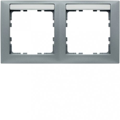 BERKER B.Kwadrat Ramka podwójna pozioma z polem opisowym aluminium mat 10229959 HAGER - 12e1b489b6c1819b6561ac70f419c2e53ef796cf.jpg