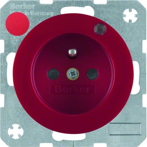 BERKER R.1/R.3 Gniazdo z uziemieniem i diodą kontrolną LED czerwony połysk 6765092022 HAGER - 162ad58c667810e025882f68497ecdb47e92809e.jpg