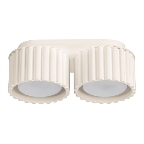 Plafon podwójny ryflowany AURA Gx53 beżowy SL.1793 SOLLUX  - 1793_1_k.jpg