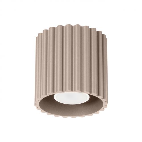 Plafon ryflowany AURA GU10 taupe SL.1814 SOLLUX  - 1814_1_k.jpg