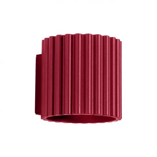 Kinkiet ryflowany AURA G9 burgundowy SL.1821 SOLLUX  - 1821_1_k.jpg