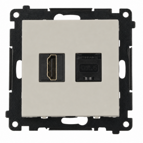 Simon 55 Gniazdo HDMI 2.1 + komputerowe RJ45 kat.6. kaszmirowy TGH21RJ45.01/142 - 19476_tgh21rj45_01_142.png