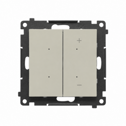 Simon 55 DIMMER  Ściemniacz do LED ściemnialnych klawiszowy kaszmirowy TESL1W.01/142 - 19518_tesl1w_01_142.png