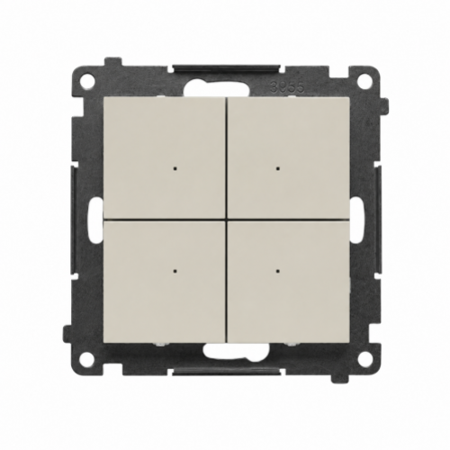 Simon 55 GO Sterownik poczwórny WiFi, sterowany smartfonem, 4x5(2) A, 230V kaszmirowy TEW4W.01/142 - 19525_tew4w_01_142.png