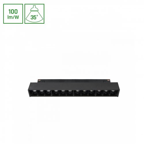 SYSTEM SHIFT GRID S oprawa lampa na szynoprzewód 204x23x42mm 12W 35st czarny WLD+40011 - 2043299.jpg