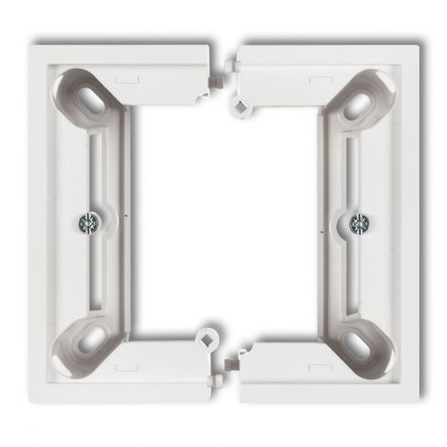 KARLIK DECO / MINI Puszka natynkowa pojedyncza, składana DECO, MINI biały mat 25DPU-1 - 25dpu_1.jpg