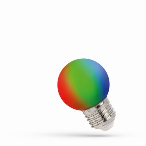 Żarówka LED kulka E27 230V 1W RGB SPECTRUM - 262540b40f7726f5c7933924644a5ca60f28d3ce.jpg