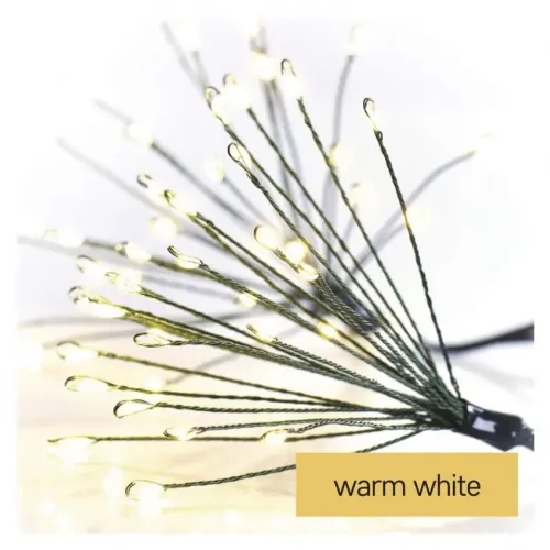 Lampki świąteczne nano łezki frędzle 450 LED 8 m ciepła biel IP20 timer EMOS - 3049647.webp