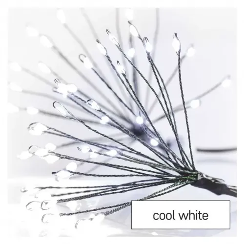 Lampki świąteczne nano łezki frędzle 300 LED 5,2 m zimna biel IP20 timer EMOS - 3058647.webp