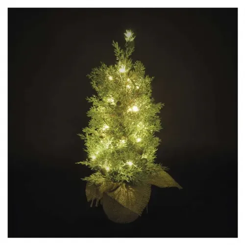 Ozdoba świąteczna choinka 30 LED 50 cm ciepła biel IP44 timer EMOS - 3059665.webp