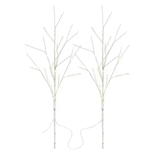 Ozdoba świąteczna 2x gałązka brzozy 60 cm 3x AA IP44 ciepła biel IP20 timer EMOS - 3067672.webp