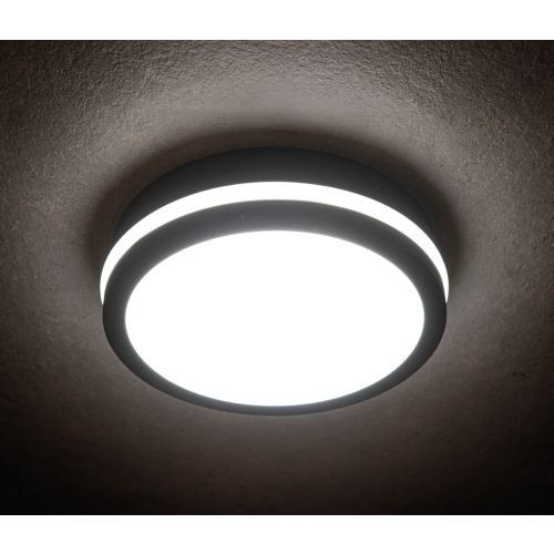 Plafoniera LED BENO 24W NW-O-SE GR z czujnikiem ruchu 4000K barwa neutralna 1920lm IP54 Grafitowy 33345 KANLUX - 33345_1.jpg
