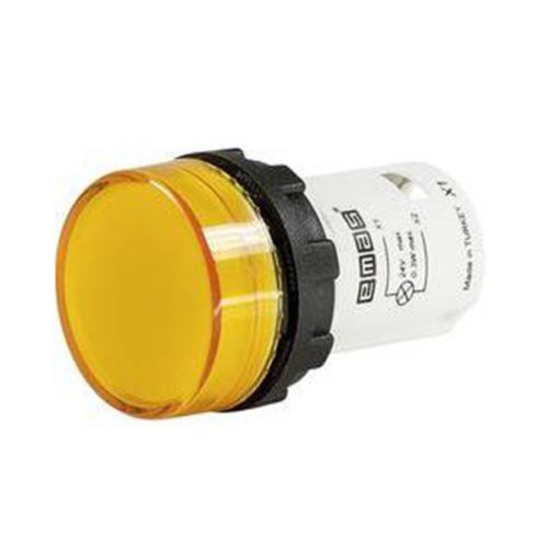 Lampka monoblok 24V LED, płaski klosz, żółta - 33d35bf691cd51c235df5943610d5a4b1729ad5a.jpg