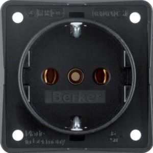 Integro Flow Gniazdo SCHUKO, mechanizm, czarny, mat - 399764ffebbd2622813a643060506b2c59edc3cc.jpg