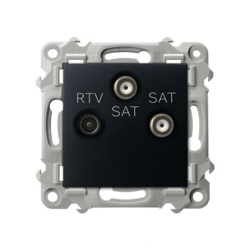 SZAFIR Gniazdo RTV-SAT z dwoma wyjściami SAT - kolor czarny metalik - 3bbf706fa6aa31762e00443564f53b4eba015370.jpg