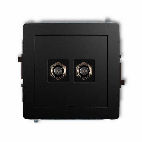 KARLIK DECO Gniazdo podwójne antenowe typu F (SAT) niklowany bez pola opisowego czarny mat 12DGFBO-2 - 3eee25664f520ac641d96a22778bbea4b214cf80.jpg