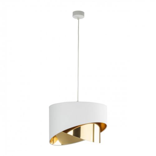 Lampa wisząca GRANT E27 LED biało złota styl glamour 4820 TK Lighting - 4820.jpg