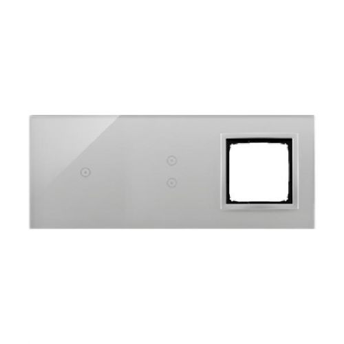 Simon 54 Touch Panel dotykowy S54 Touch 3 moduły 1 pole dotykowe + 2 pola dotykowe pionowe + 1 otwór na osprzęt S54 srebrna mgła DSTR3130/71 - 49c72d2345b116f2d8a2de568459ed678f784bc6.jpg
