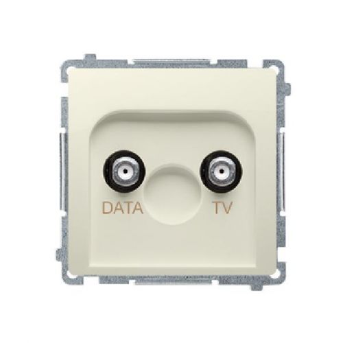Simon Basic Gniazdo antenowe TV-DATA  1x wejście: 5–1000 MHz beż BMAD1.01/12 - 4b7625efe0e3e65492a3c04ebc3ee5f725c0ea2e.jpg