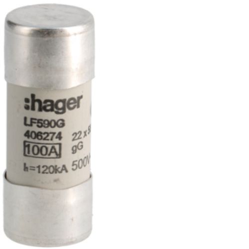 HAGER Wkładka bezpiecznikowa cylindryczna CH-22 22x58mm gG 100A 500VAC LF590G - 52720fde2642d74c06cee93791ca286e7db0931f.jpg