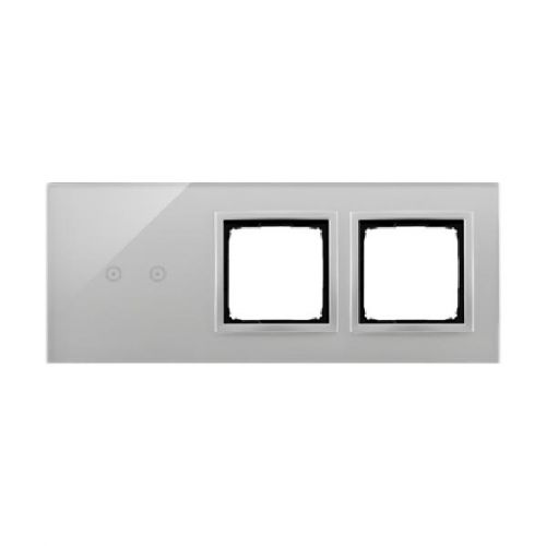Simon 54 Touch Panel dotykowy S54 Touch 3 moduły 2 pola dotykowe poziome + 2 otwory na osprzęty S54 srebrna mgła DSTR3200/71 - 592e99efe4669ae3136b5e4e8be2c92e9aa2bd37.jpg