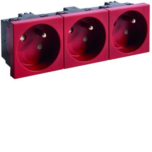 tehalit.GB-EG Gniazdo 2P+Z 33st 3-krotne 45x45mm bezhalogenowe czerwone EER3333020 HAGER - 59efb2898e0fe09b878df6d1d7c11c68098d2fe3.jpg