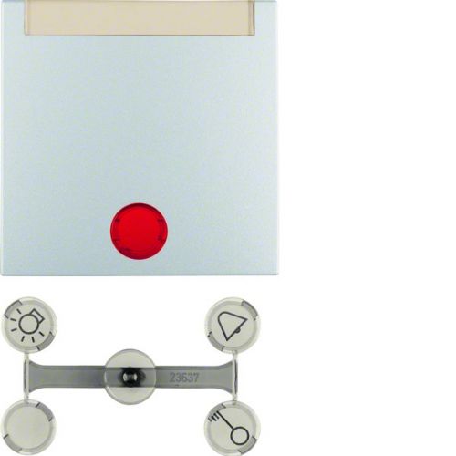 BERKER B.Kwadrat/B.7 Klawisz z 5 dołączonymi soczewkami i pole opisowe do łącznika 1-klaw. aluminium mat lakierowana 16281404 HAGER - 61446abb88ef786250b9bb3de8890916b29ddfb5.jpg