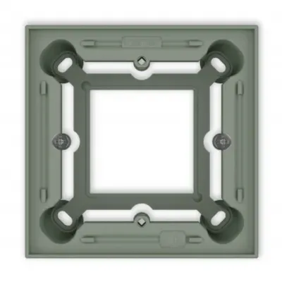 Puszka natynkowa pojedyncza kwadratowa ICON szałwiowy 61PUK-1 KARLIK - 61puk-1.jpg.webp