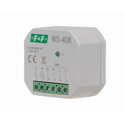 F&F Przekaźnik bistabilny  podtynkowy do podświetlanych przycisków montaż podtynkowy BIS-408 - 64b5e93e6d946d4d783aa427e416f05f6994aaab.jpg
