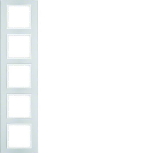 BERKER B.3 Ramka pięciokrotna aluminium/biała 10153904 HAGER - 6a28b7b878cc7131295da67571f04d8224d3d8a0.jpg