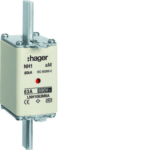 Wkładka bezp. nożowa NH1 wsk.podw. uchwyt nieiz. aM 63A 690 VAC LNH1063M6A HAGER - 6f89051f2137956256dacdb07053cd1a07e9bdaa.jpg