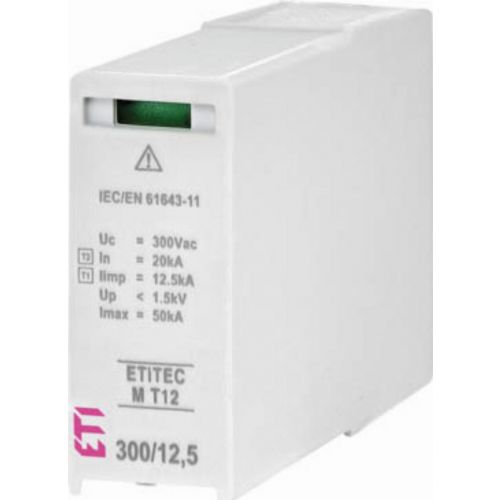 Moduł wymienny ogranicznika przepięć T1, T2 (B, C) - bez prądu upływu MOD.ETITEC SM T12 300/12,5 002440552 ETI - 76c73fa00158bd32f3ec7c673ea96624627d93c4.jpg