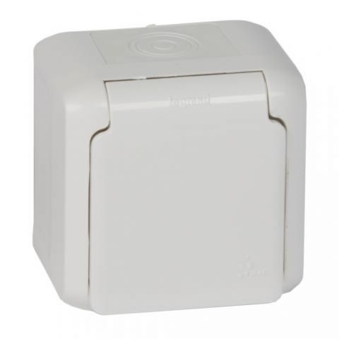 Forix IP44 Gniazdo Pojedyncze Z Uziemieniem 16A 250V Białe 782375 LEGRAND - 782375.jpg