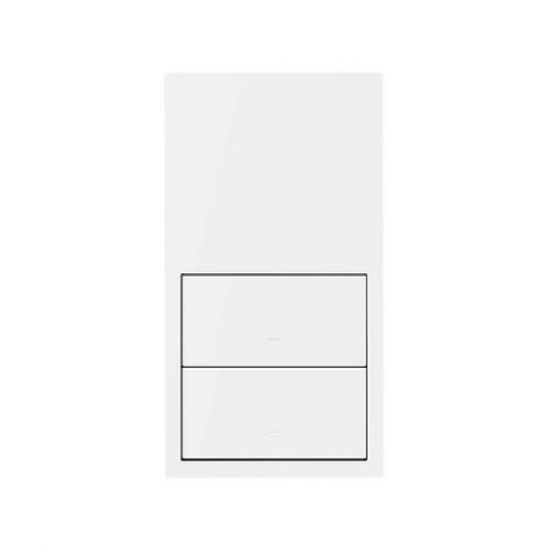 Simon 100 Panel 2-krotny: 2 klawisze biały mat 10020213-230 - 7ef022e594c35d6563f4fe421aed867811f9465d.jpg