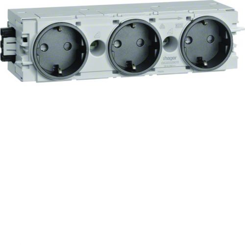tehalit.WA Gniazdo SCHUKO 3-krotne połączenie WAGO C-profil antracyt GS30009011 HAGER - 804ce6e621de4c42694a09187983d3dea61f0b6a.jpg