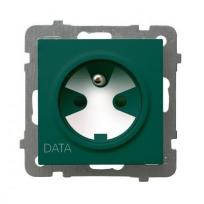 AS Gniazdo pojedyncze z uziemieniem DATA z kluczem uprawniającym - kolor zielony - 949ab2b08b5d30bdc196684ff9ceee005589d8c3.jpg