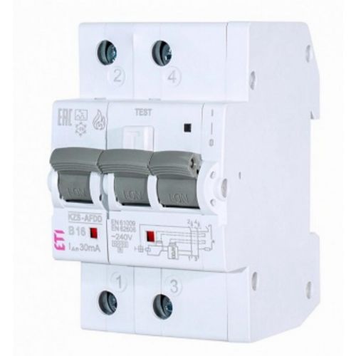 Wyłącznik różnicowonadprądowy z detekcją zwarć łukowych KZS-AFDD 3M 2P B25A 30mA typ A 002173816 ETI - 94c70ed1355668bfc7e194cb02b064203898096c.jpg