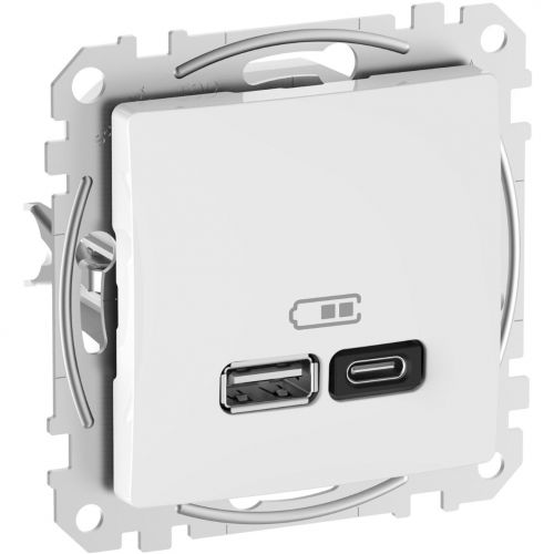 Sedna Design & Elements Gniazdo ładowania USB A+C 45W białe SCHNEIDER - 97271125fd137fda80e253a2e63b1cae36e98b66.jpg